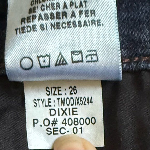 Joes Jeans Dixie Denim Jeans Dark Wash Straight Leg Womens Size 26 - Picture 8 of 11